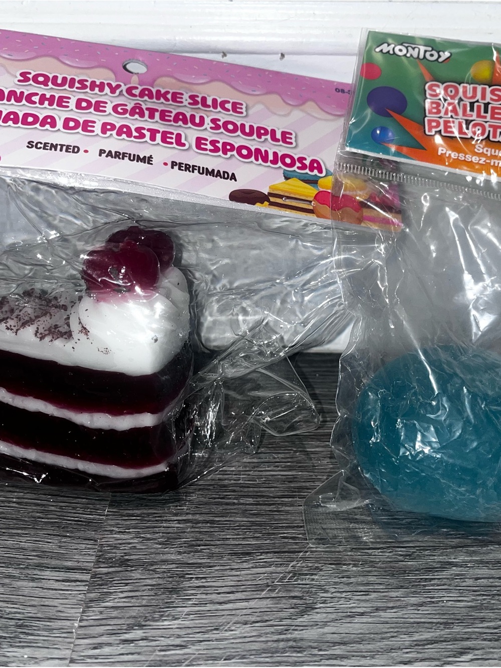 VIRAL Squishy Black Forest Cake Taba and Squishy Blue Ball